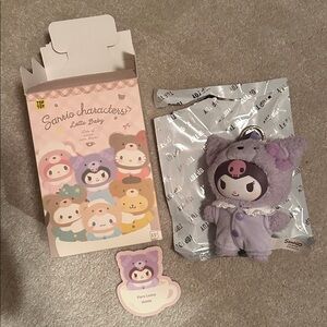 Top Toy Sanrio Characters Latte Baby - Kuromi